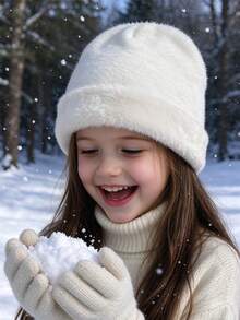 1/2 Pcs 8-16 Years Old Plush Bucket Hat, Plush Earflap Hat, Suitable For Autumn/Winter Daily Wear, Unisex Teen Style, Best Gift - Multicolor - View 4