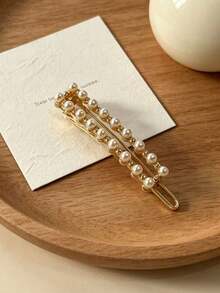 1/2pcs New Style Snap Clip Hair Clip, Niche Design, Women's Hair Accessories - Multicolor - View 5