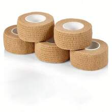 1 Set 5 Rolls, Self-Adhesive Toe Protectors - Elastic Fabric, Prevents Friction From High Heels And Shoes, Breathable And Portable, Suitable For Outdoor, Sports, Travel, Office And Home Use - View 1