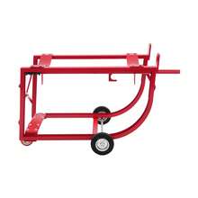 XIANXUS Drum Cradle With Wheels, 55Gal Drum Cradle, Movable Drum Cradle, Drum Stand - Red - View 8
