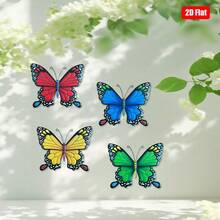 Colorful Butterfly Wall Hanging Decor, Home Wall Decoration Ornament - Butterfly - View 2