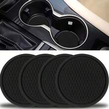 Car Cup Holder, 4/2pcs Universal Non-Slip Cup Holder, Embedded Decorative Cup Holder, Car Interior Accessories, Black (2.75inch/7cm) - Multicolor - View 5