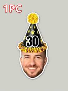 Customizable Photo Cake Toppers Featuring Personalized Photos And Designs; Easy To Place On Cakes; Suitable For Birthdays, Family Gatherings, And Holiday Cakes; Ideal For Home Use And A Kitchen Essential; Nordic Style; Makes A Great Wedding Gift. - Multicolor - View 20