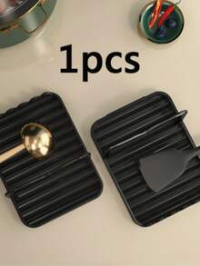 1pc Multifunctional Kitchen Storage Rack With Drip Tray, Detachable Shelves For Pot Lids, Spoons And Spatulas, Drip Tray Keeps Countertop Dry And Leak-Proof, Random Neutral Color Home Storage Organizer, Suitable For Daily Apartment, Dormitory And Kitchen Use - Multicolor - View 9