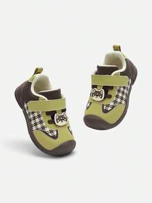 Balabala Baby Boys First Walker Shoes Soft Warm Winter Infant Footwear - Coffee Green Tone - View 4