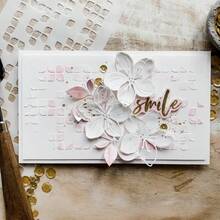 1 khuôn cắt kim loại hoa nhiều lớp, khuôn cắt hoa tinh xảo, phù hợp làm thiệp sinh nhật, scrapbook đám cưới và quà tặng thủ công - Hoa - Xem 4