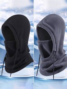 3-In-1 Cycling Neck Warmer Balaclava, Windproof Full Face Mask, Cold Weather Protection - Multicolor - View 4