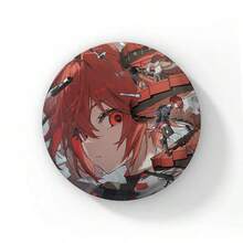 Pop Virtual Singer Kasane Soft Button Pins Cute Cartoon Girl Badge Round Brooch On Backpack Accessories Jewelry Gift For Friend Cartoon Badge Creative Anime Figure Pins - 58 mm - View 37