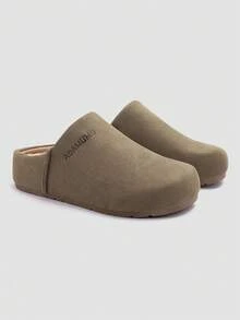 Boken Soft Cork Slippers Premium Fashion Outdoor Warm - Khaki - View 4