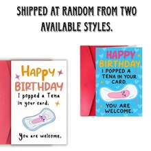 1pc Funny Birthday Card, Gag Gift For Female Friend, Humorous Surprise Creative Envelope Card - Multicolor - View 8
