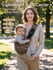 1pc Multifunctional Baby Carrier, Crossbody Style, Adjustable Size, Machine Washable, Easy To Carry Baby, Suitable For Newborns - 1 Pack Baby Shoulder Carrier - View 2