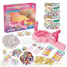 Handmade Bracelet Making Kit, Children's DIY Friendship Bracelet Making Set, Includes Letter Beads, Mixed Color Beads, Braiding Rope And Braiding Tools, Suitable For Girls Aged 8 And Above As Handmade Jewelry Craft Gift - Multicolor - View 2