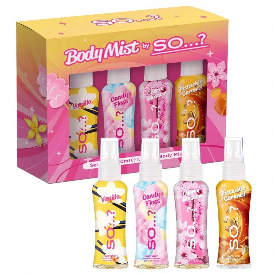 So...? Body Mist By So…? Mini Set (A Scentsational Mistery) - Floral, Fruity, Sweet, Fresh, Vanilla, Gourmand - View 1