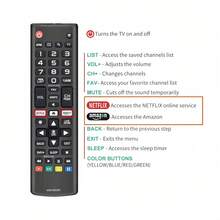 Remote Control Pengganti AKB75095307 Cocok untuk SEMUA TV Pintar LCD, LED, OLED - View 6
