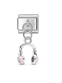 DIY Jewelry Making Kit With Modular Italian Bracelet Charms, Stainless Steel Bracelet Chain With Pink Heart, Backpack And Flower Pendants, Suitable For Everyone, Unique Gift For Women, Charms For Bracelet - Fashion Accessories - View 6
