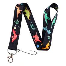 Tali Gantungan Motif Lucu, Tali Leher Motif Dinosaurus, Sepak Bola, Kartu Poker, Tali Gantungan Ponsel, Tempat Kartu Identitas untuk Sekolah, Kerja, Kantor, Hadiah Menarik - MultiWarna - View 13