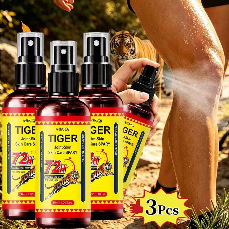 3入葡萄糖胺關節肌肉皮膚按摩噴霧,適用於運動後舒緩與全身關節皮膚,含山茶花、生薑及植物萃取,快速吸收不油膩,清爽水感細霧,運動前後皆可使用,易吸收 - 3件 - 查看 1