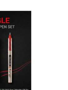 3 Colors Liquid Ink Neutral Pens, Quick Dry 0.5mm, Large Capacity, Student Writing And Exam Needle Tip Gel Pens - A - View 10