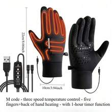 RAF USB Electric Heated Gloves, 3 Temperature Settings, Unisex Winter Warm Gloves, Touchscreen Smooth Surface Gloves, Double-Sided Heating, Intelligent Temperature Control, Ideal Winter Gift Choice. - View 13