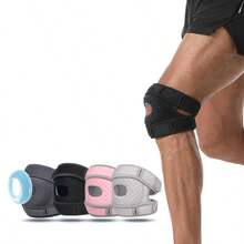 ZKBBO 1pc Adjustable Patella Knee Support Strap, Double Adjustable Pressure Knee Sleeve, Patellar Tendon Support, Unisex, For Sports - Multicolor - View 6