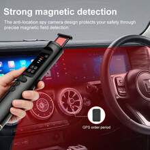 Detektor Kamera Anti-Mata-mata Multifungsi, Detektor Kamera Tersembunyi, Detektor Sinyal GPS, Pemindai Inframerah, Detektor Alat Penyadap WiFi Nirkabel, Perangkat Deteksi Privasi - View 5