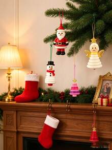 DIY Christmas Button Decoration Making Kit, Includes Plastic Pre-Made ...