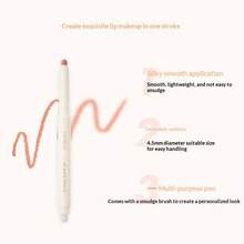 Rom&nd 2Pcs Lip Makeup Set: Long-Lasting Mirror Juicy Gloss Tint & Matte Lip Liner, High-Shine Defined Lip Combo For Daily & Party Wear - 09 Full Sugar Peach+Lip Liner 03 - View 4