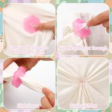 4/2pcs Women's Multi-Functional Clothing Buttons, Waistline Fastener Accessories For Short Sleeve Or Skirt Clothing - Multicolor - View 3