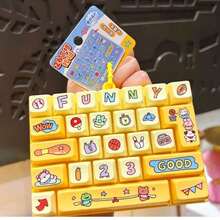 [Satisfying Click] Mini Mechanical Keyboard Stress Relief Toy | 26 Colorful Keys | Real Mechanical Feel | Dual Mode (Silent/Crisp) | Ultimate Office Stress Reliever | Bag Charm | Creative Gift For Colleagues - Multicolor - View 18