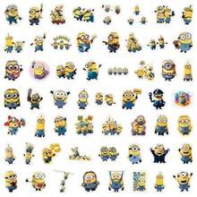 1set Yellow People Funny Cartoon Decals, Sticker Pack,Residue Free,For Luggage,Computer,Flask,Instrument,Tablet,Journal,Personalized Decor,Art Stickers - Multicolor - View 3