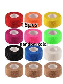 1/3/5/10/15/30 Rolls Upgraded Sports Tape, Suitable For Wrist Support In Football, Rugby, Baseball, Gymnastics And Other Sports Activities - Multicolor - View 43