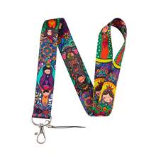 Mixed Style Cartoon Print Lanyard, Polyester Neck Lanyard, Phone Lanyard ID Card Holder Strap For School Work Office, Lovely Gift - Multicolor - View 16