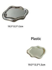 1pc ABS Material Cloud Shaped Decorative Tray Jewelry Storage Dish Home Decor Unisex Christmas/New Year Gift Suitable For Travel And Back To School Season - Multicolor - View 19