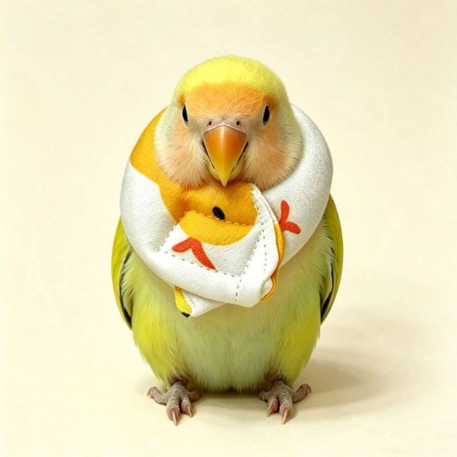 Parrot Elizabeth Collar Bird Anti-Pecking Neck Ring Wound Protection Crop And Belly Guard Recovery Bird Supplies - Multicolor - View 1