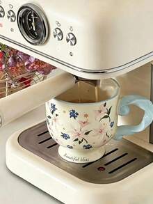 High-Value Floral Cup Household Drinking Mug Female Water Cup Office Ceramic Cup Coffee Cup Breakfast Cup - Multicolor - View 6