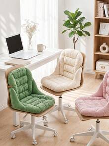 Ultra-Soft Lumbar Support Chair Cushion – Non-Slip Backrest Pad For Office, Dining & Patio Chairs - Multicolor - View 2