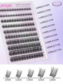 120pcs Self-Adhesive False Eyelash Clusters, No Glue Needed, Fluffy Single Cluster False Eyelashes, Natural Makeup Effect, Quick Application, Suitable For Beginners, Applicable For All Occasions, Eyelashes, False Eyelashes, Glue-Free Eyelashes - D - View 7