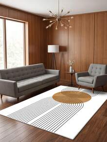 Digitally Printed Non-Slip Washable Runner And Area Rug Suitable For Living Room, Outdoor, Kitchen, Bedroom Carpet, Modern Design | Modern, Scandinavian, Bohemian And Classic Styles | 100% Polyester - Multicolor - View 2