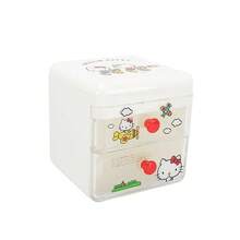 Miniso Kotak Penyimpanan Laci Tutup Flip Seri Klasik Karakter Sanrio, Cetakan , Bahan Plastik PP Tebal, Organizer Meja yang Dapat Ditumpuk, Untuk Alat Tulis, Kosmetik, Barang-Barang Kecil, Dekorasi Meja Rumah yang Lucu (1 Buah) - MultiWarna - View 8