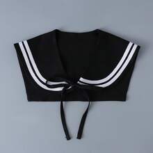 1pc Navy Style Shawl Fake Collar, Versatile For Women, Suitable For Spring, Summer, Autumn, Winter, Can Be Paired With Skirts, Tank Tops, T-Shirts, Sweaters And More - Multicolor - View 13