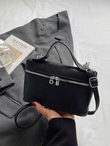 1pc Kids Mini Handbag, Detachable Shoulder Strap Crossbody Small Square Bag, Daily One Shoulder Carry Bag, Simple Small Bag, Suitable For Girls/Girl/Students/Young People, Applicable For Daily, Shopping, Outings - Multicolor - View 13