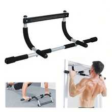 1pc Multifunctional Pull-Up Bar, Portable Fitness Equipment For Body Shaping, Bodybuilding And Strength Training, Fits Various Door Frames, Detachable Multifunctional Home Fitness Training Bar, Gym Exercise Accessory - Black - View 13