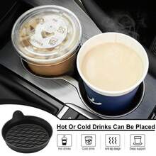 4/2pcs Silicone Car Cup Holder Coasters - Non-Slip Universal Cup Holder, Suitable For All Car Models ( Storage Organizer Travel Essential Back To School Dorm Storage - Multicolor - View 5