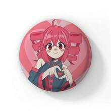 Pop Virtual Singer Kasane Soft Button Pins Cute Cartoon Girl Badge Round Brooch On Backpack Accessories Jewelry Gift For Friend Cartoon Badge Creative Anime Figure Pins - 58 mm - View 40