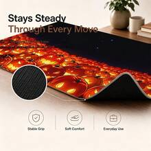 1pc Halloween Jack O Lantern Gaming Desk Mat, Multi-Purpose Makeup Nail Art Table Pad, Large Non Slip Desktop Protector S/M/L/XL - View 7