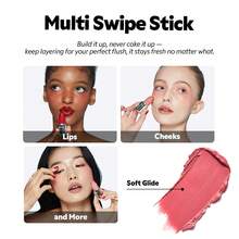 TIRTIR Mood Glider Lippen- Und Wangenstift – 01 Peach Mingle - Peach - View 6