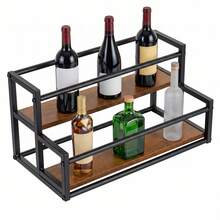 2 Tier Bottle Organizer Shelf For Countertop Display - View 6