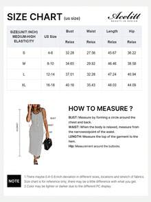 Acelitt White Striped Criss-Cross Side Slit Fitted Sleeveless Semi-Sheer Midi Dress Casual Elegant Summer - Black and White - View 4