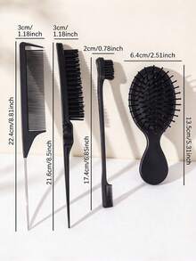 4pcs Girls Children Hair Comb Set, Includes Massage Air Cushion Comb ...