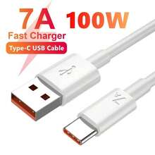NNBILI 7A 100W Type-C USB Data Cable, Super Fast Charging Cable Compatible With Huawei Mate 40 30, Compatible With Xiaomi, Fast Charging USB Charger Cable, Travel Gift, Birthday/Easter/Gift For Boys/Girls - Type C - View 9